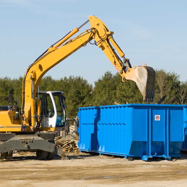 what happens if the residential dumpster is damaged or stolen during rental in Bel Air North